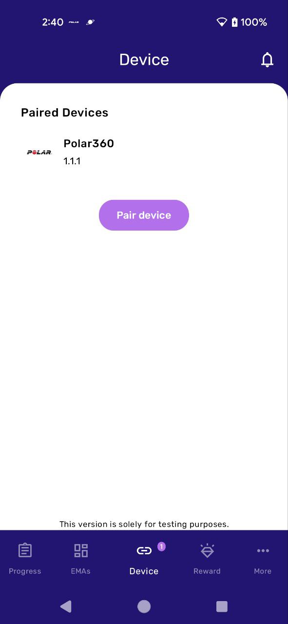 EMA app screenshot 2